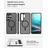 image:imageSpigen for Galaxy S24 Ultra Case Ultra Hybrid MagFit AntiYellowing Compatible with MagSafe Fast Wireless Charging  WhiteFrost Black