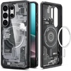 image:imageSpigen for Galaxy S24 Ultra Case Ultra Hybrid MagFit AntiYellowing Compatible with MagSafe Fast Wireless Charging  WhiteZero One Black