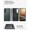 image:imageSpigen for Galaxy S26 Case Liquid Air MagFit MilitaryGrade Protection Compatible with MagSafeFast Wireless Charging  Matte BlackAbyss Green