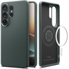 image:imageSpigen for Galaxy S26 Case Liquid Air MagFit MilitaryGrade Protection Compatible with MagSafeFast Wireless Charging  Matte BlackAbyss Green