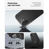 image:imageSpigen for iPhone 17 Pro Max Case Enzo Aramid T 1500D Genuine Aramid Fiber Camera Control Button Protection Compatible with MagSafe  Black BlackBlack Silver