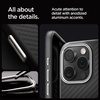 image:imageSpigen for iPhone 17 Pro Max Case Enzo Aramid T 1500D Genuine Aramid Fiber Camera Control Button Protection Compatible with MagSafe  Black BlackBlack Silver