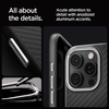 image:imageSpigen for iPhone 17 Pro Max Case Enzo Aramid T 1500D Genuine Aramid Fiber Camera Control Button Protection Compatible with MagSafe  Black BlackBlack Silver