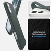 image:imageSpigen for iPhone 17 Pro Max Case Liquid Air TPU Covered Camera Control No Magnet Ring MilitaryGrade Protection  Matte BlackAbyss Green