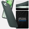 image:imageSpigen for iPhone 17 Pro Max Case Liquid Air TPU Covered Camera Control No Magnet Ring MilitaryGrade Protection  Matte BlackAbyss Green