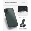 image:imageSpigen for iPhone 17 Pro Max Case Liquid Air TPU Covered Camera Control No Magnet Ring MilitaryGrade Protection  Matte BlackAbyss Green