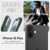 image:imageSpigen for iPhone 17 Pro Max Case Liquid Air TPU Covered Camera Control No Magnet Ring MilitaryGrade Protection  Matte BlackAbyss Green