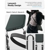 image:imageSpigen for iPhone 17 Pro Max Case Liquid Air TPU Covered Camera Control No Magnet Ring MilitaryGrade Protection  Matte BlackAbyss Green