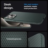 image:imageSpigen for iPhone 17 Pro Max Case Liquid Air TPU Covered Camera Control No Magnet Ring MilitaryGrade Protection  Matte BlackAbyss Green