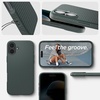 image:imageSpigen for iPhone 17 Pro Max Case Liquid Air TPU Covered Camera Control No Magnet Ring MilitaryGrade Protection  Matte BlackAbyss Green