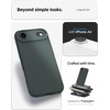 image:imageSpigen for iPhone 17 Pro Max Case Liquid Air TPU Covered Camera Control No Magnet Ring MilitaryGrade Protection  Matte BlackAbyss Green