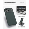 image:imageSpigen for iPhone 17 Pro Max Case Liquid Air TPU Covered Camera Control No Magnet Ring MilitaryGrade Protection  Matte BlackAbyss Green