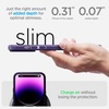 image:imageSpigen for iPhone 17 Pro Max Case Liquid Air TPU Covered Camera Control No Magnet Ring MilitaryGrade Protection  Matte BlackDeep Purple