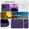 image:imageSpigen for iPhone 17 Pro Max Case Liquid Air TPU Covered Camera Control No Magnet Ring MilitaryGrade Protection  Matte BlackDeep Purple