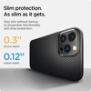 image:imageSpigen for iPhone 17 Pro Max Case Liquid Air TPU Covered Camera Control No Magnet Ring MilitaryGrade Protection  Matte BlackMatte Black
