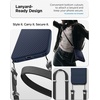 image:imageSpigen for iPhone 17 Pro Max Case Liquid Air TPU Covered Camera Control No Magnet Ring MilitaryGrade Protection  Matte BlackNavy Blue