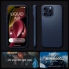 image:imageSpigen for iPhone 17 Pro Max Case Liquid Air TPU Covered Camera Control No Magnet Ring MilitaryGrade Protection  Matte BlackNavy Blue