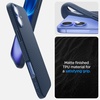 image:imageSpigen for iPhone 17 Pro Max Case Liquid Air TPU Covered Camera Control No Magnet Ring MilitaryGrade Protection  Matte BlackNavy Blue
