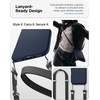 image:imageSpigen for iPhone 17 Pro Max Case Liquid Air TPU Covered Camera Control No Magnet Ring MilitaryGrade Protection  Matte BlackNavy Blue