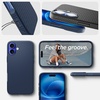 image:imageSpigen for iPhone 17 Pro Max Case Liquid Air TPU Covered Camera Control No Magnet Ring MilitaryGrade Protection  Matte BlackNavy Blue