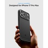 image:imageSpigen for iPhone 17 Pro Max Case Rugged Armor MagFit TPU Covered Camera Control Compatible with MagSafe  Matte BlackMatte Black