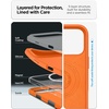 image:imageSpigen for iPhone 17 Pro Max Case Silicone Fit MagFit Compatible with MagSafe  BlackCosmic Orange