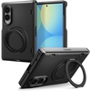 image:imageSpigen Slim Armor Pro S MagFit for Galaxy Z Fold 8 Case Black  Spring Hinge Mechanism SecuLink 360 Rotating Kickstand Air Cushion Tech Compatible with MagSafe Full Camera ProtectionBlack