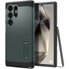 image:imageSpigen Tough Armor Designed for Galaxy S24 Ultra Case 2024 Kickstand MilitaryGrade Protection  BlackAbyss Green