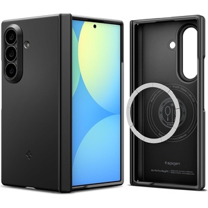 image:imageSpigen Air Fit Pro MagFit for Galaxy Z Fold 8 Case Black  Qi2 Certified PU Hinge Protection Air Cushion Tech Compatible with MagSafe Ultra Thin Case Camera Plateau ProtectionBlack