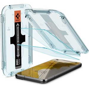 image:imageSpigen GlasTR EZ FIT Tempered Glass Screen Protector for Galaxy S22  9H Tempered glass Scratch resistance Autoalign tray Labtested 100 clarity Original touch Casefriendly 2 Pack