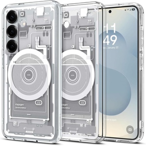 image:imageSpigen for Galaxy S24 Ultra Case Ultra Hybrid MagFit AntiYellowing Compatible with MagSafe Fast Wireless Charging  WhiteZero One White