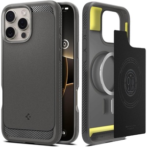 image:imageSpigen for iPhone 17 Pro Max Case Rugged Armor MagFit TPU Covered Camera Control Compatible with MagSafe  Matte BlackGray