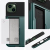 image:imageSpigen Slim Armor CS Designed for iPhone 13 Case 2021  Midnight Green  Qi Wireless Charge Ready Dual Card Sliding Wallet Patented Air Cushion MILSTD810H MilitaryGrade Drop Protection
