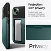 image:imageSpigen Slim Armor CS Designed for iPhone 13 Case 2021  Midnight Green  Qi Wireless Charge Ready Dual Card Sliding Wallet Patented Air Cushion MILSTD810H MilitaryGrade Drop Protection