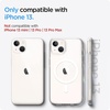 image:imageSpigen for iPhone 13 Case Ultra Hybrid MagFit AntiYellowing Compatible with Magsafe  Clear  Compatible with MagSafeClear White