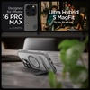 image:imageSpigen for iPhone 17 Pro Max Case Ultra Hybrid S MagFit TPU Covered Camera Control Kickstand Compatible with MagSafe  Clear WhiteFrost Grey
