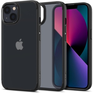 image:imageSpigen for iPhone 12 Pro Max Case Ultra Hybrid No Magnet RingAntiYellowing  Crystal ClearFrost Black