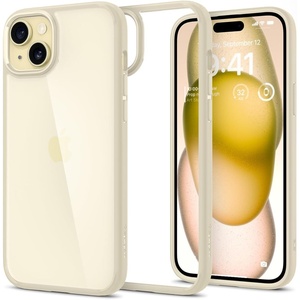 image:imageSpigen for iPhone 12 Pro Max Case Ultra Hybrid No Magnet RingAntiYellowing  Crystal ClearMute Beige