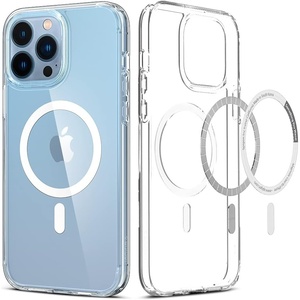 image:imageSpigen for iPhone 17 Pro Max Case Ultra Hybrid MagFit TPU Covered Camera Control AntiYellowing Compatible with Magsafe  Frost BlackClear