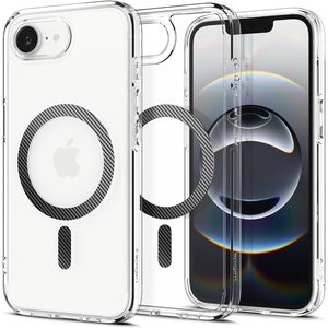 image:imageSpigen for iPhone 17 Pro Max Case Ultra Hybrid MagFit TPU Covered Camera Control AntiYellowing Compatible with Magsafe  Frost BlackClear Carbon Fiber