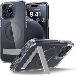 image:imageSpigen for iPhone 17 Pro Max Case Ultra Hybrid S MagFit TPU Covered Camera Control Kickstand Compatible with MagSafe  Clear WhiteGraphite