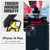 image:imageSpigen Tough Armor MagFit Designed for iPhone 14 Plus Case 2022 Kickstand MilitaryGrade Protection Compatible with MagSafe  BlackBlack