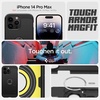 image:imageSpigen Tough Armor MagFit Designed for iPhone 14 Pro Max Case 2022 Kickstand MilitaryGrade Protection Compatible with MagSafe  BlackBlack