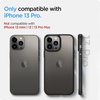 image:imageSpigen for iPhone 12 Mini Case Ultra Hybrid No Magnet RingAntiYellowing  Crystal ClearMatte Black