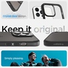 image:imageSpigen for iPhone 12 Mini Case Ultra Hybrid No Magnet RingAntiYellowing  Crystal ClearMatte Black