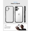 image:imageSpigen for iPhone 12 Mini Case Ultra Hybrid No Magnet RingAntiYellowing  Crystal ClearMatte Black