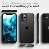 image:imageSpigen for iPhone 12 Mini Case Ultra Hybrid No Magnet RingAntiYellowing  Crystal ClearMatte Black