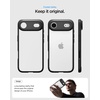 image:imageSpigen for iPhone 12 Mini Case Ultra Hybrid No Magnet RingAntiYellowing  Crystal ClearMatte Black