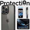 image:imageSpigen for iPhone 12 Mini Case Ultra Hybrid No Magnet RingAntiYellowing  Crystal ClearMatte Black