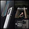 image:imageSpigen for iPhone 12 Mini Case Ultra Hybrid No Magnet RingAntiYellowing  Crystal ClearMatte Black